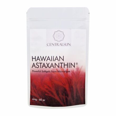 Hawaiian Astaxanthin kapsulės 4 mg – 60 vnt | Centralsun front