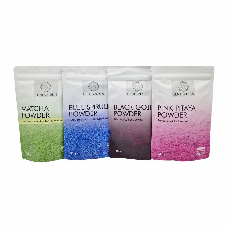 Natürliche Farbpulver zum Kochen und Backen – 4er Set