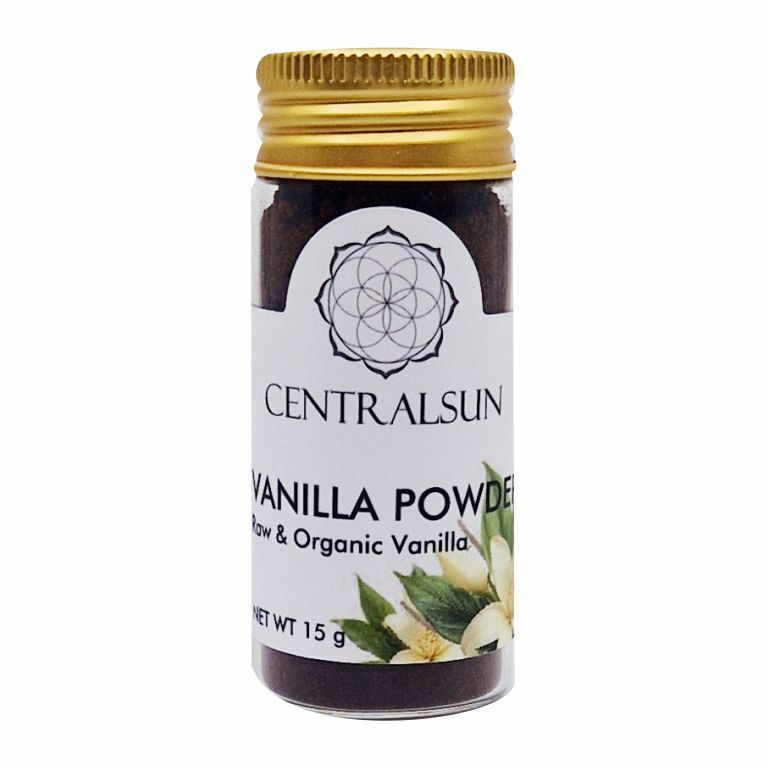 Økologisk vaniljepulver Centralsun front
