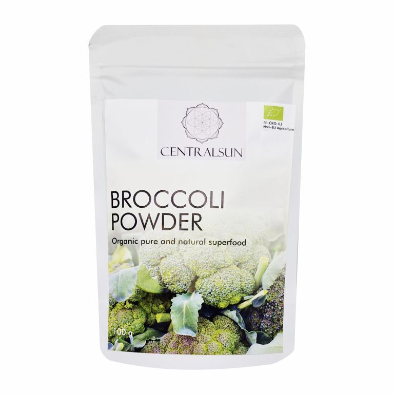 Bio Brokkoli Pulver – 100 % natürliches Superfood | Centralsun front