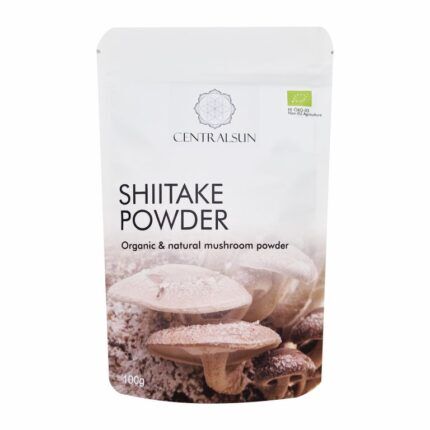 Bio Shiitake Pulver 100 g Centralsun front
