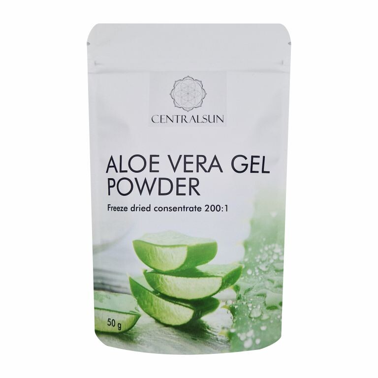 Külmkuivatatud aloe vera geeli pulber Centralsun