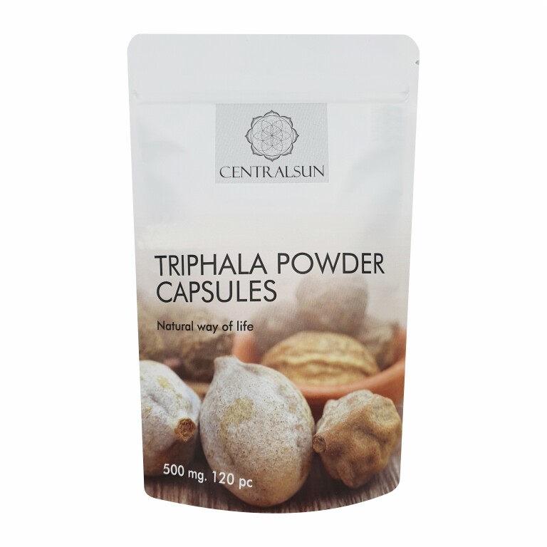 Triphala pulverkapsler centralsun