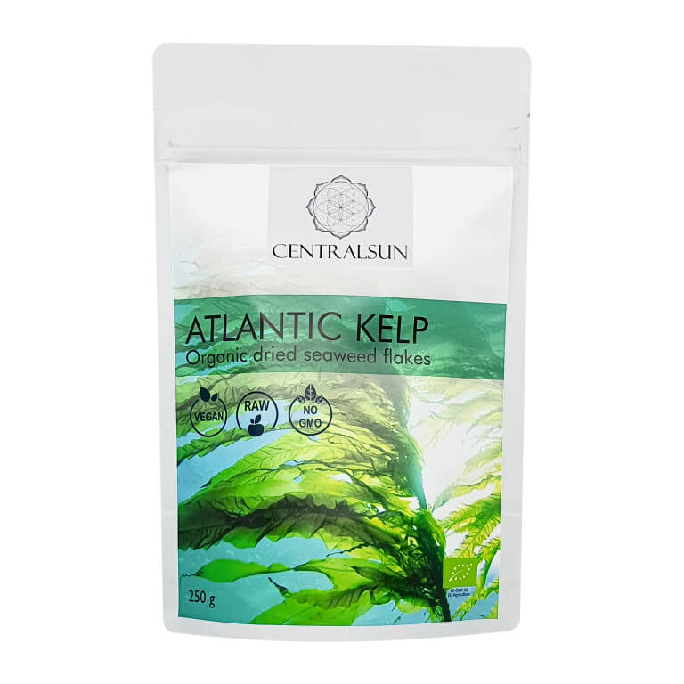 Organic Dried Atlantic Kelp Flakes 250g Centralsun