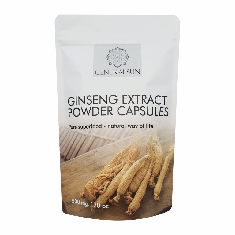 Gingseng Extract Powder Capsules 120 pc Centralsun