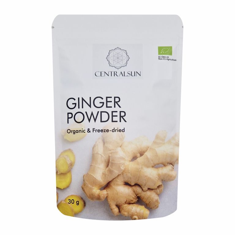 Bio gefriergetrocknetes Ingwerpulver 30g | Centralsun front